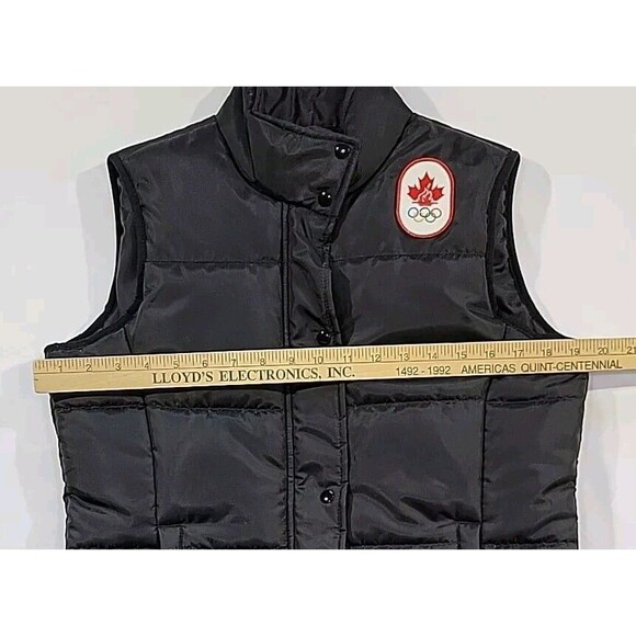 Hudson's Bay Company 2010 Olympics Team Canada Black Puffer Vest Women's Small - Picture 13 of 16